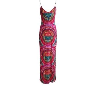Mara Hoffman Lace up Back Maxi Dress